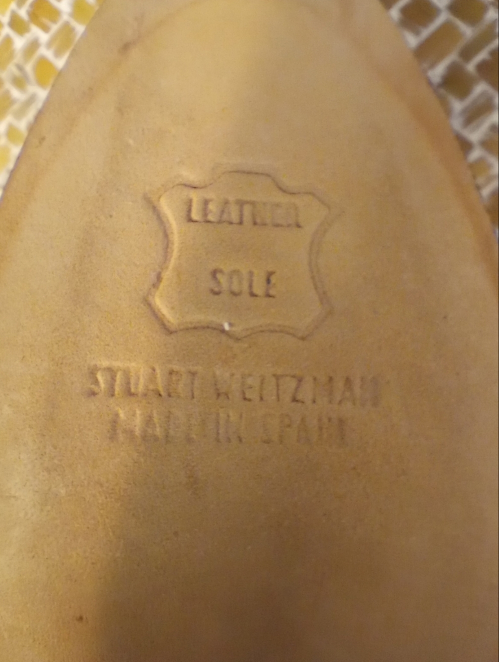 Stuart Weitzman Nude Patent Leather Heels Pumps Size 5.5 EUC - Picture 11 of 15